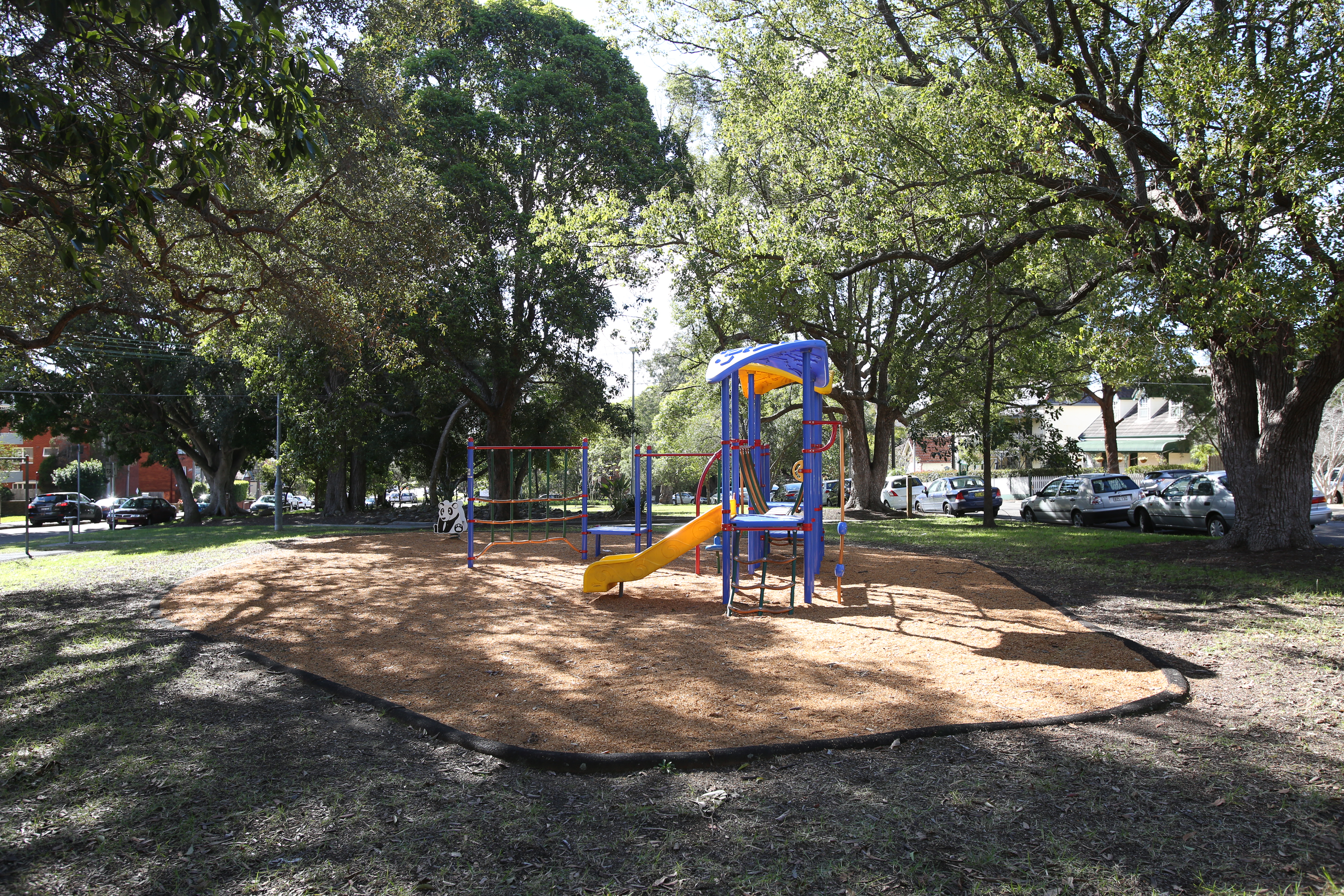 Playground equipment at Albert Parade Resereve
